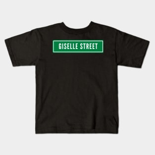 Giselle aespa Street Sign Kids T-Shirt